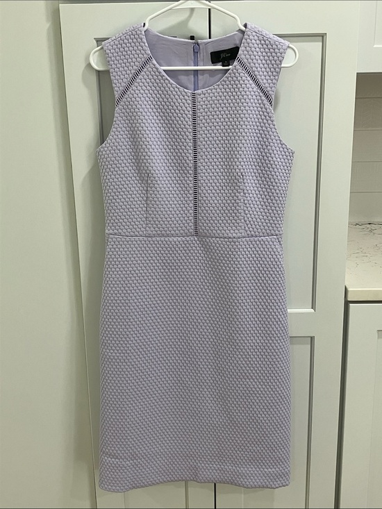 J. Crew Dresses & Skirts - NWT J. Crew Portfolio Lilac Purple Polyester Sleeveless Midi Dress